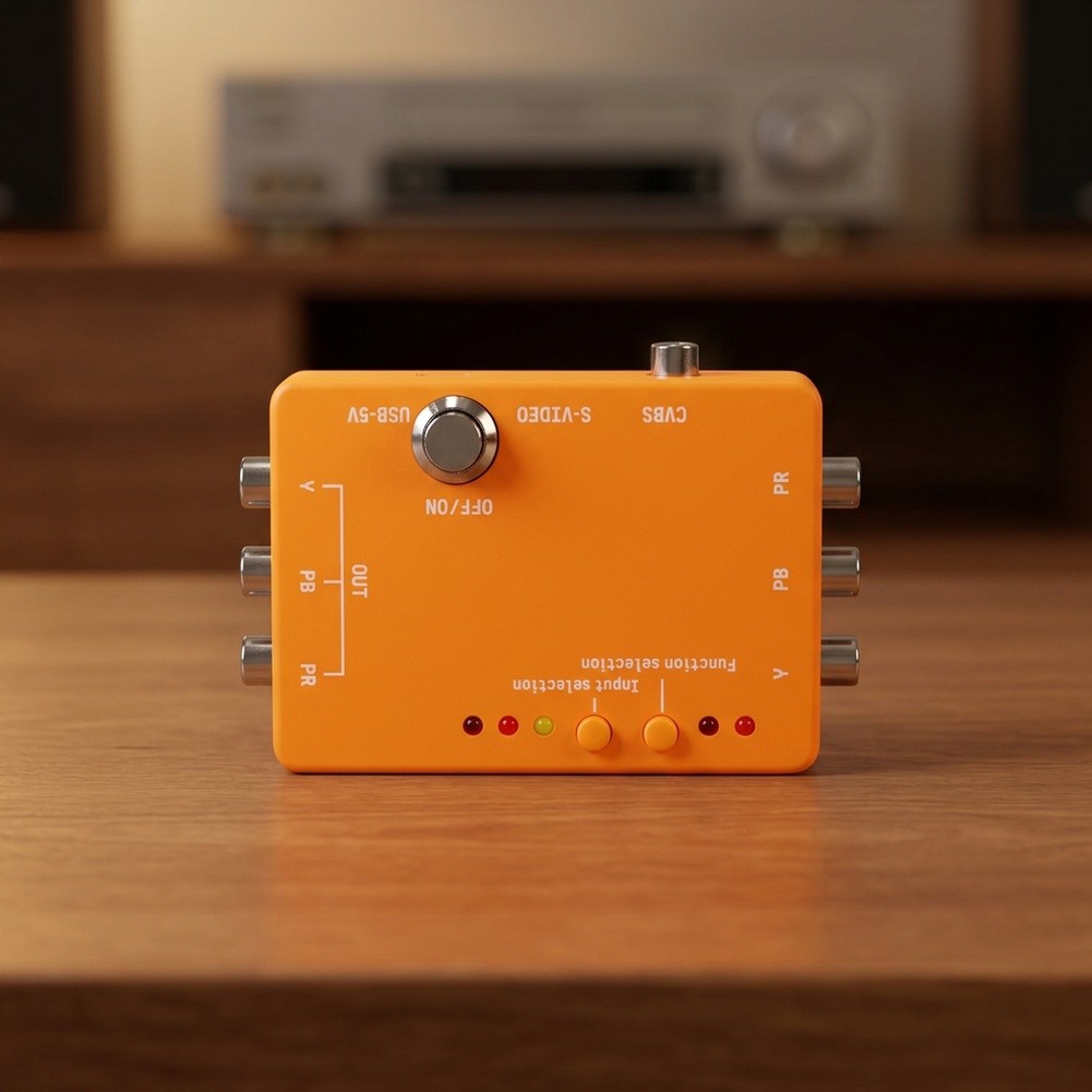 Gaming Console In - Konverter AV CVBS S-Video ke Komponen