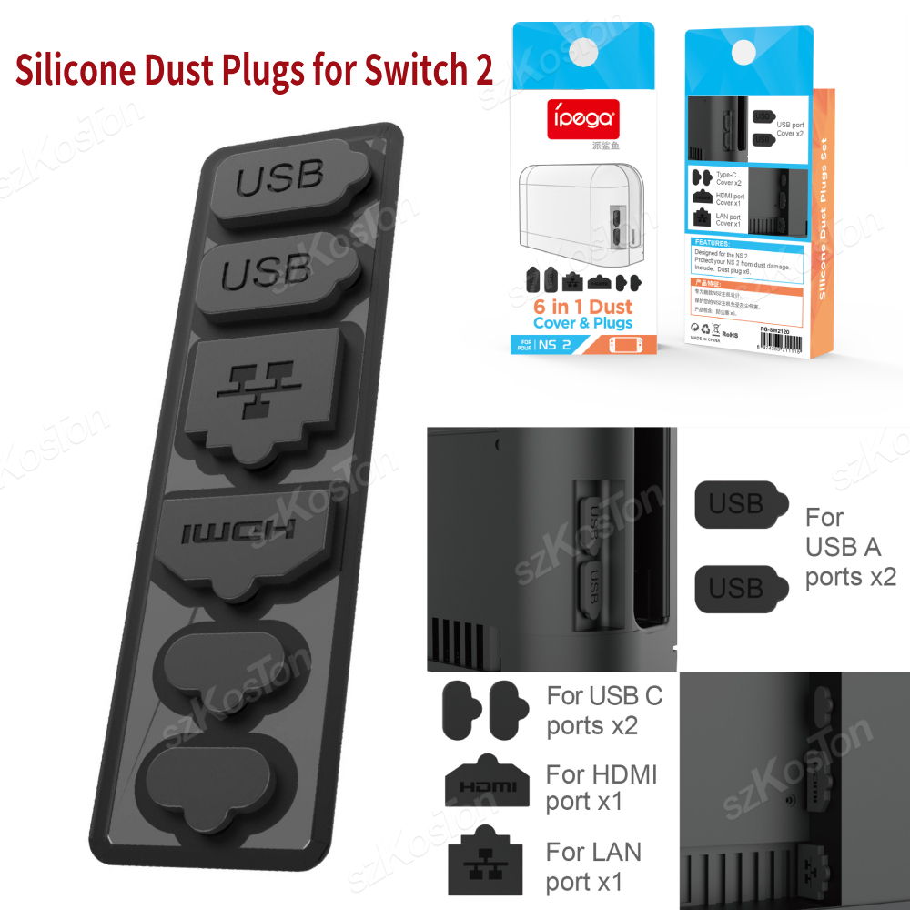 Gaming Console Buttons - Set Penutup Debu Silikon untuk Konsol