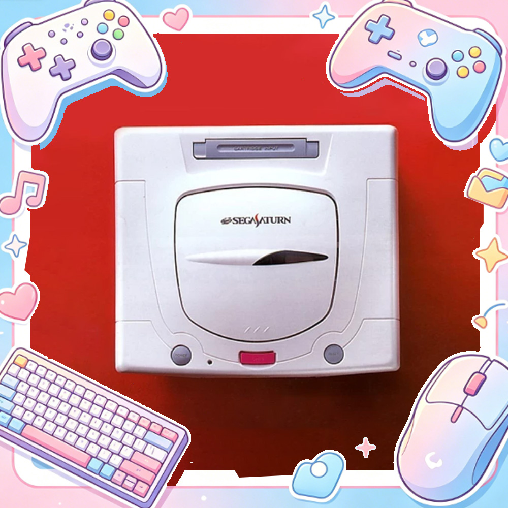 Gaming Console Buttons - Konsol Game TV Nostalgia Saturn SS