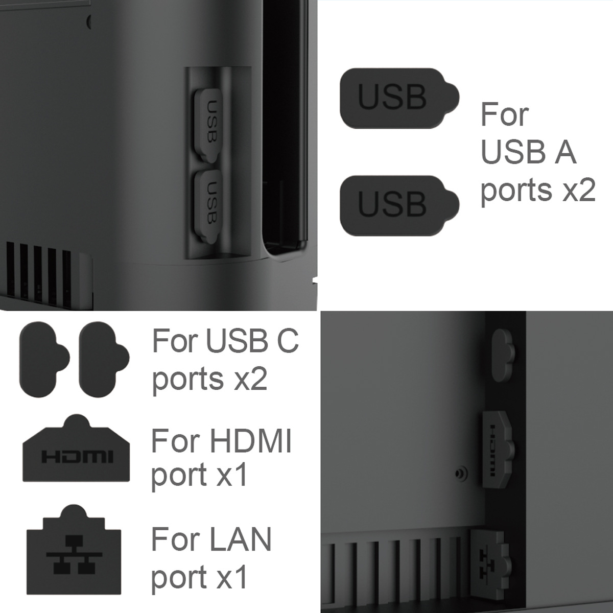 Set Penutup Debu Silikon untuk - Gaming Console Buttons ulasan dan harga