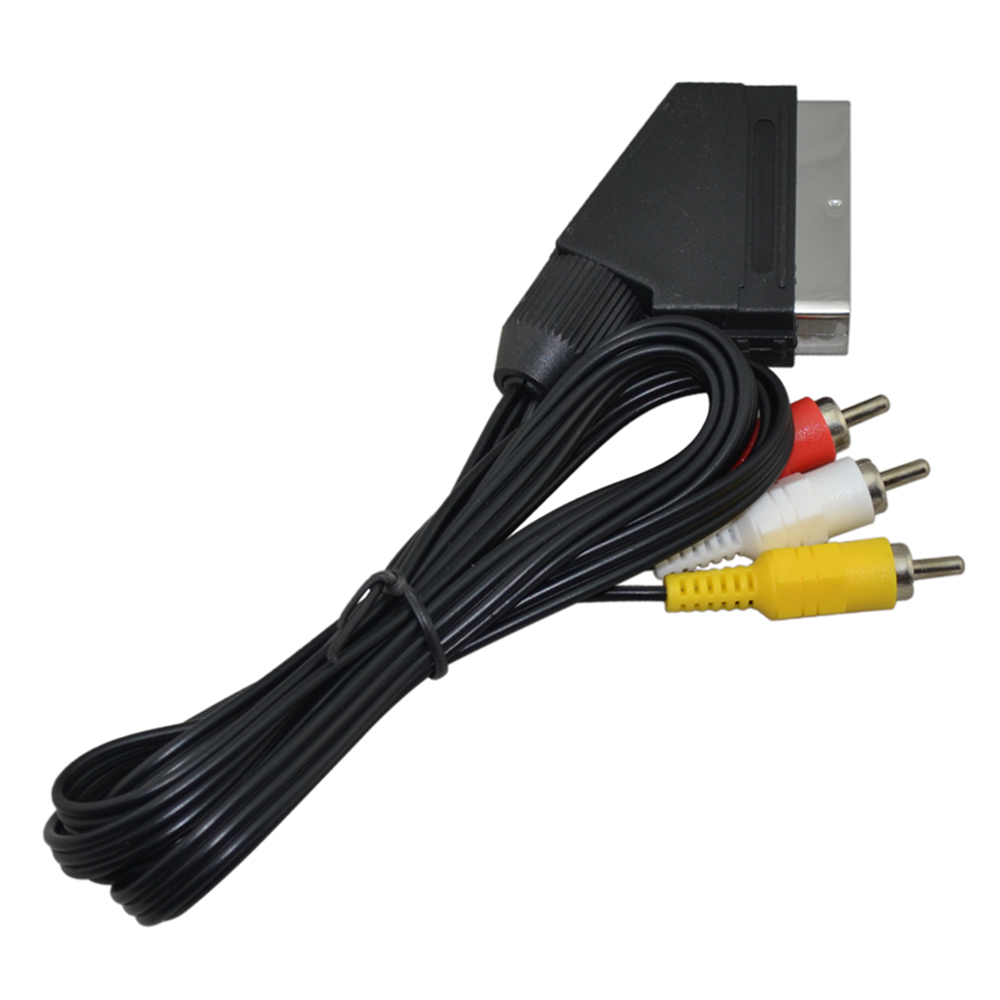 Kabel Scart ke 3 Video TV AV R - Gaming Console Latest ulasan dan harga