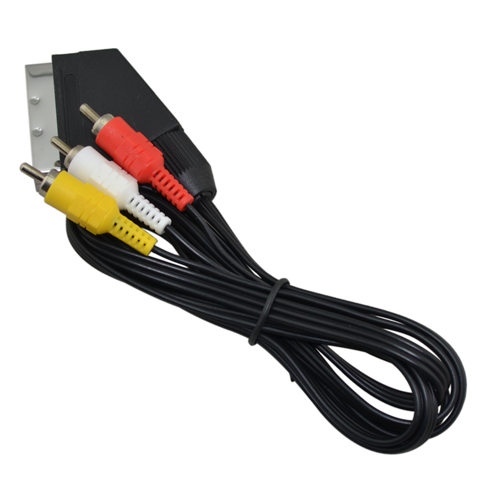 Kabel Scart ke 3 Video TV AV R - Gaming Console Latest ulasan dan harga
