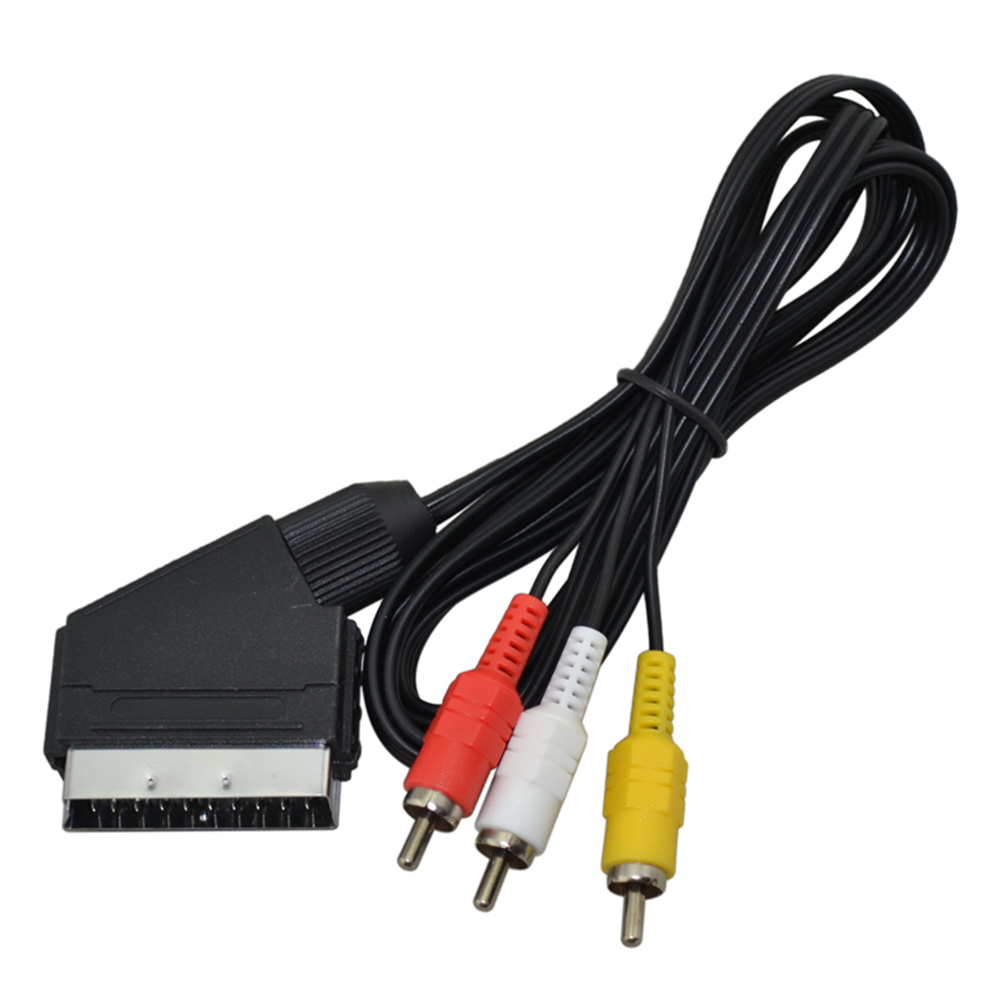 Kabel Scart ke 3 Video TV AV R - Gaming Console Latest ulasan dan harga